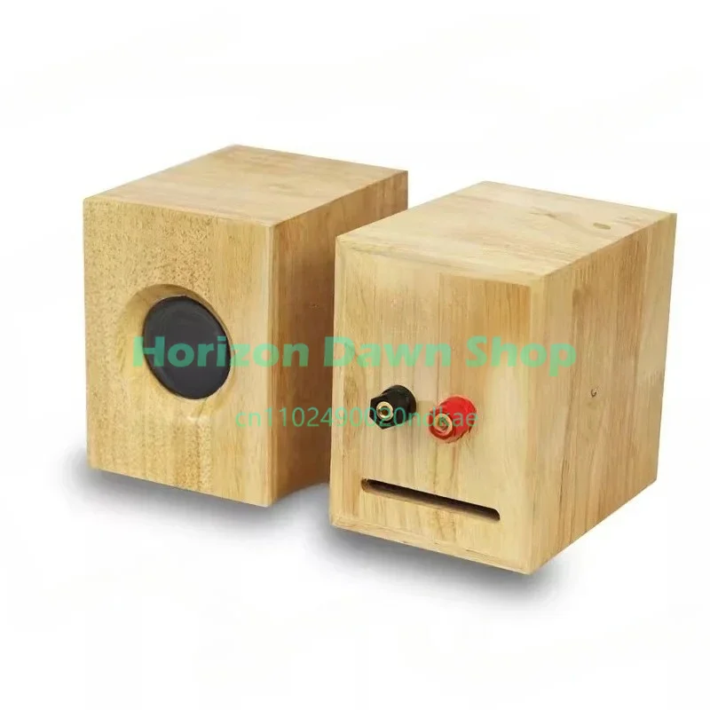 2-Inch Full-Range Wooden HIFI Speaker - Surround Sound Mini Tube Amplifier Compatible,Honeycomb BMR Flat Panel Driver