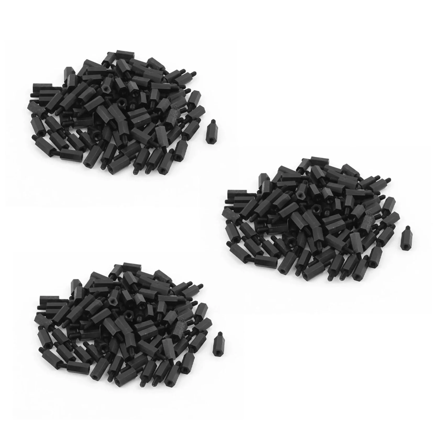 ABPQ-300 Buah M3 12Mm + 6Mm Nilon Spacer Hex Stand-Off Pilar untuk Motherboard