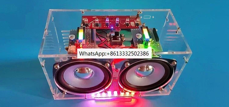 

Звуковой контроль, крутой RGB окружающий свет, большой объем, Bluetooth-динамик, комплект «сделай сам», усилитель мощности, аудио-радио