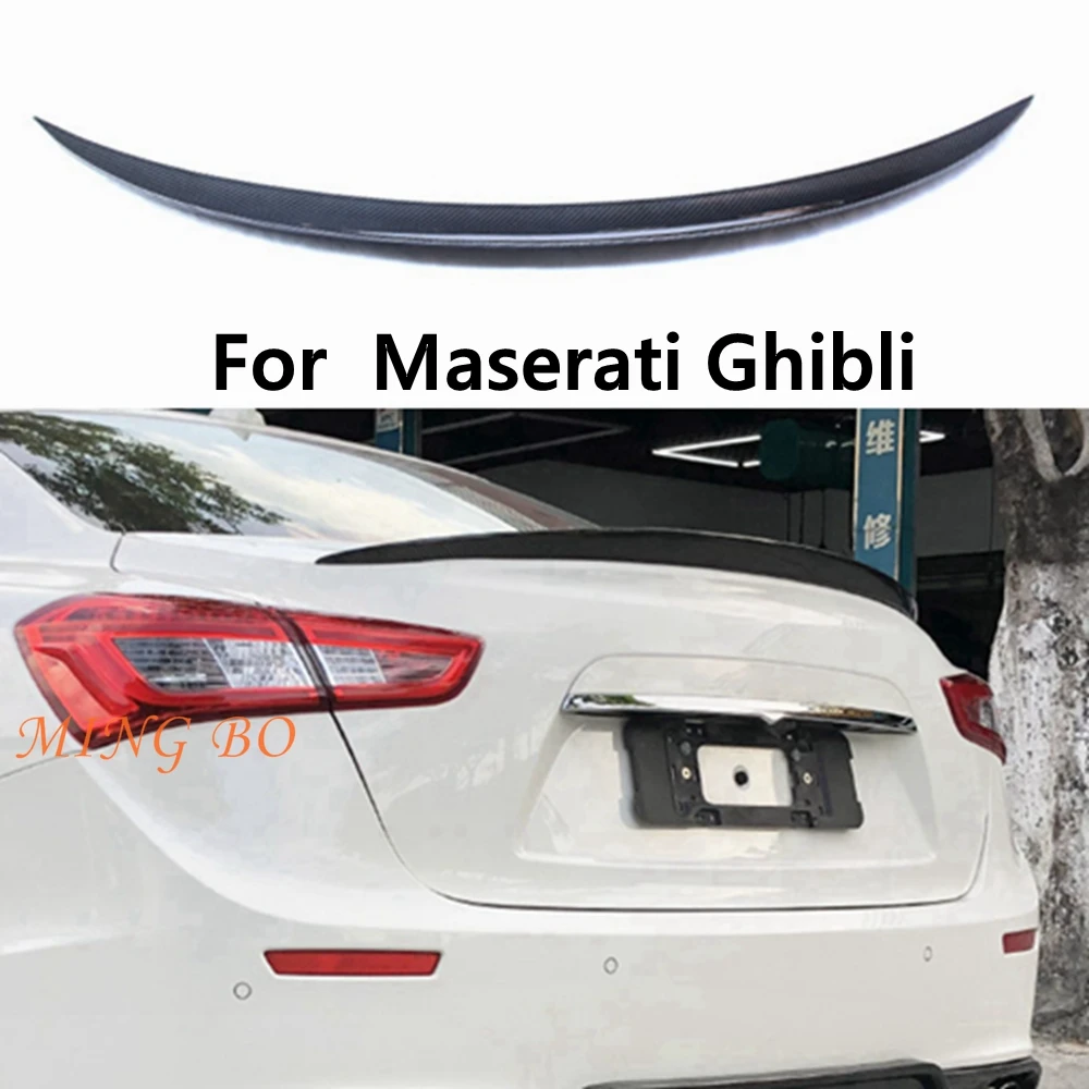 

For Maserati Ghibli OE Style Carbon Fiber Rear Spoiler Trunk Wing 2013-2022 FRP Forged Carbon