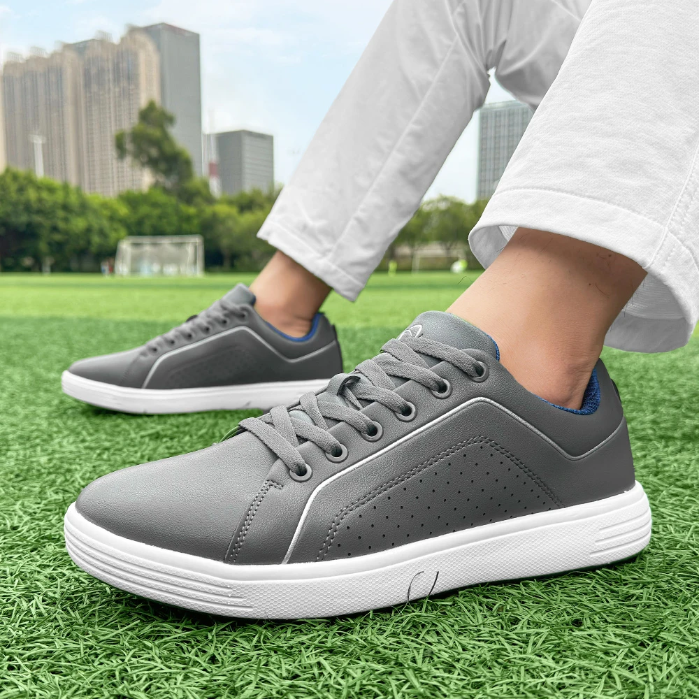 Chaussures de golf imperméables pour hommes, jogging, baskets de golf, golf de luxe, repose-pieds