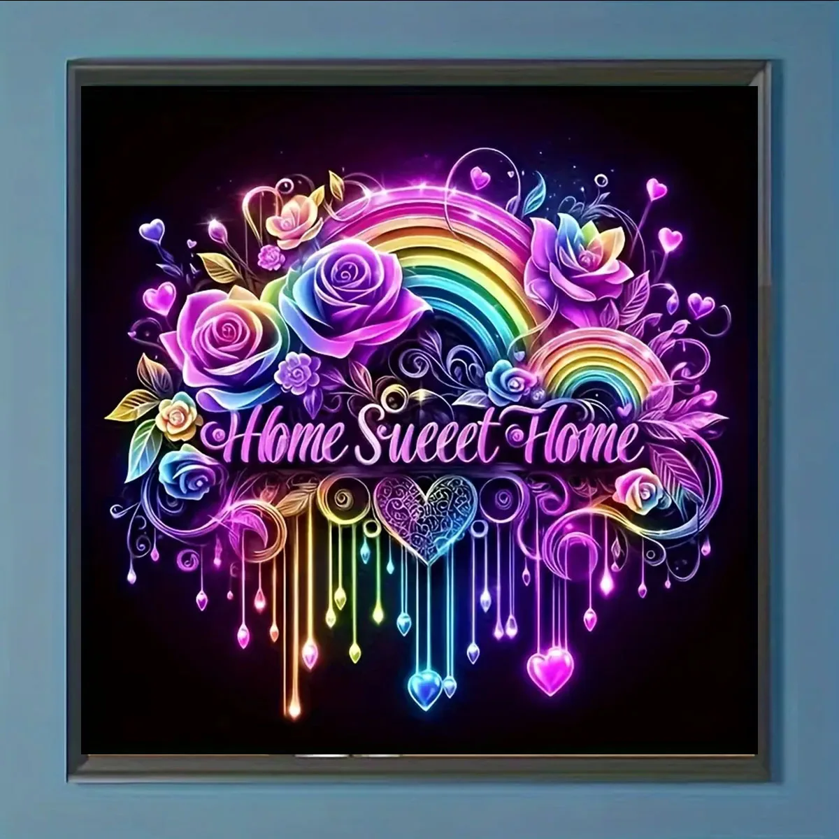 

Набор 5D алмазной живописи, красочная круглая акриловая алмазная художественная вышивка, полный набор алмазной вышивки крестом «сделай сам», подходит для H