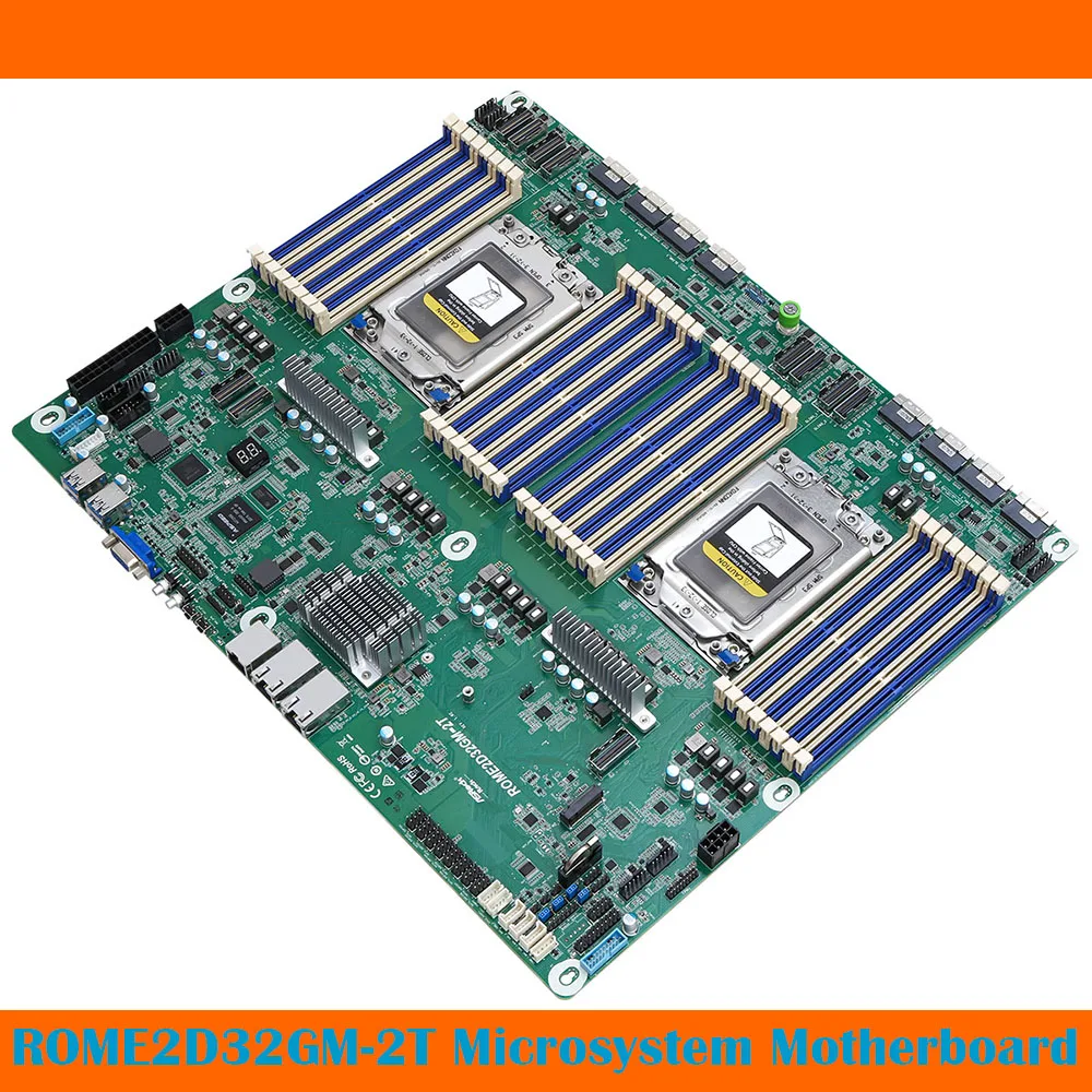 

For ASRock ROME2D32GM-2T Microsystem Motherboard Supports Dual AMD EPYC 7003 DDR4 Fully Tested