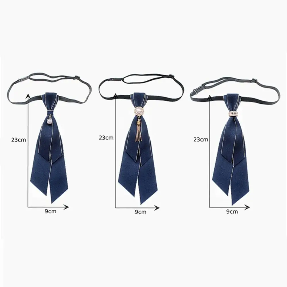 Unisex Vintage Stoff-Fliege mit Perlen, Verstellbare Britische Fliege, Handgefertigte Halsdekoration, Hemdkragen-Krawatte – Detail 1