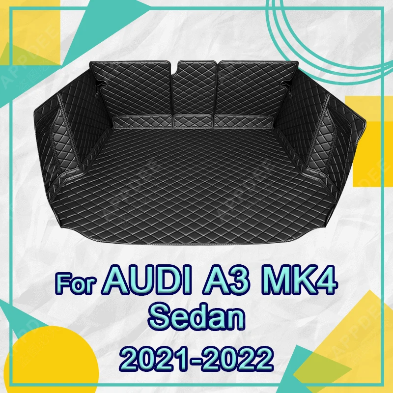 

Коврик для багажника с полным покрытием для Audi A3 Sedan MK4 2021 2022