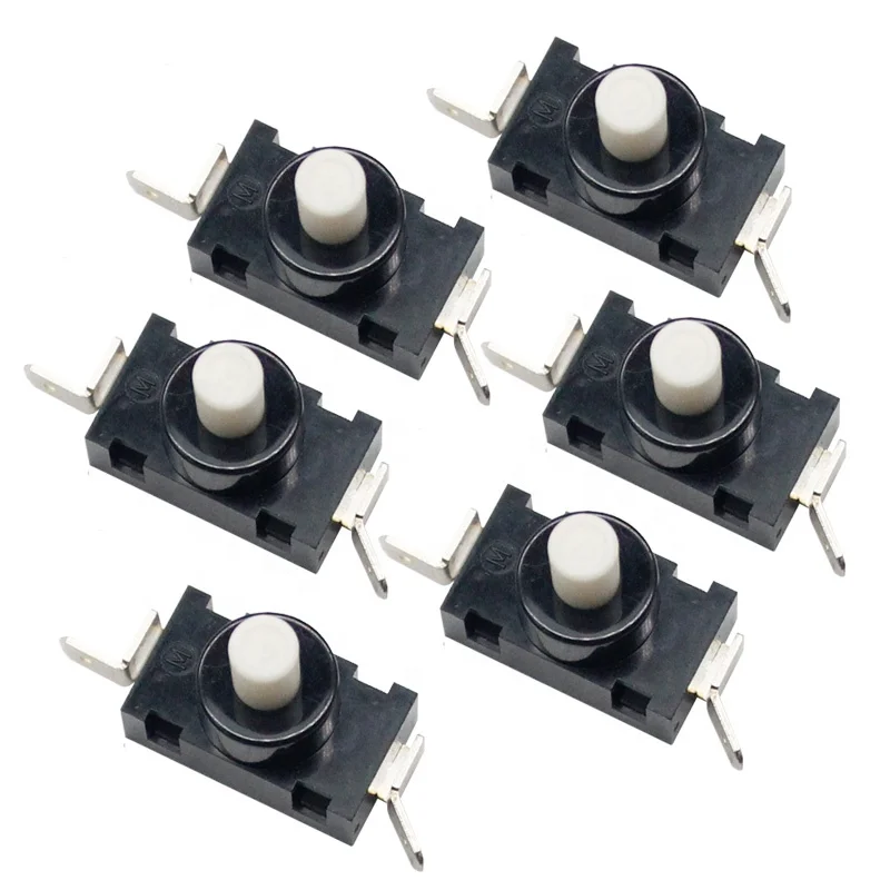 

KAG 01 ON-OFF 2 Pin 14A 250VAC Vacuum Cleaner Electric Kettle Oven Self Locking Micro Flashlight Push Button Switches