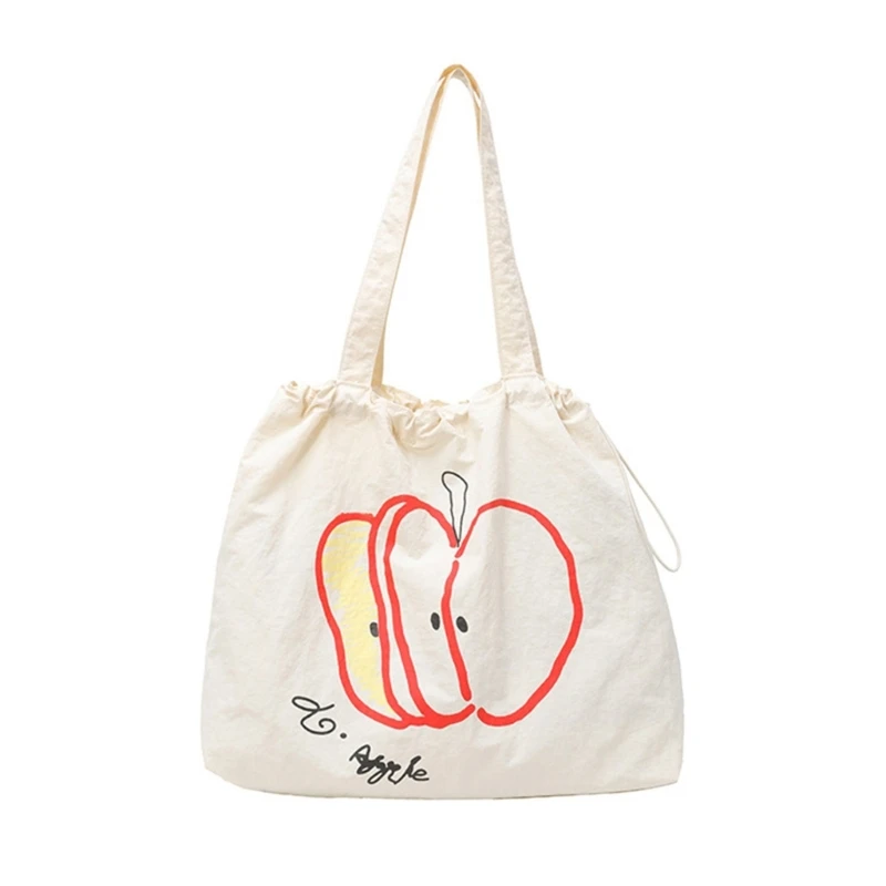 

652F Women Bag Korean Styles Shoulder Bag Simple Handbag Drawstring Armpit Bag Commuting Bag Stylish Underarm Bag for Daily