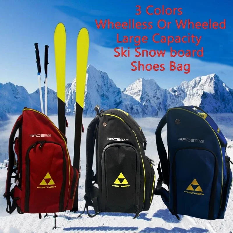 1PC New Large Capacity Storage Bag Ski Snowboard Shoes Bag Ice Ski Boots Helmet Bag Backpack Waterproof Ski Bags With Dust Cover