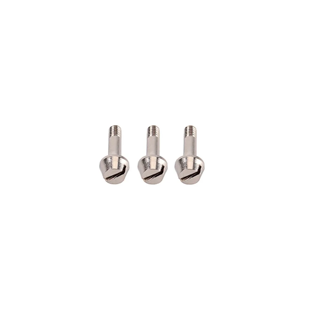 3 Piezas de Tornillos Plateados Duraderos para Válvulas de Agua de Trompeta, Repuestos para Reparación de Instrumentos de Viento, Accesorios para Trombones y Tubas