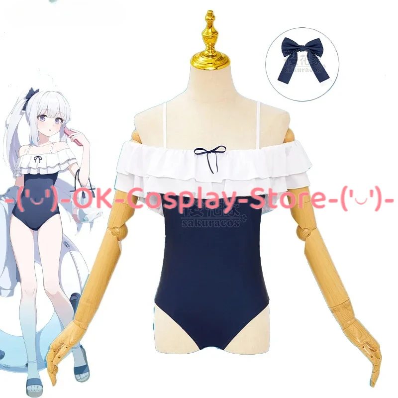 

Game Blue Archive Tsukiyuki Miyako Cosplay Costume Women Cute Swimsuit Halloween Party Uniforms Anime Clothing Custom Made