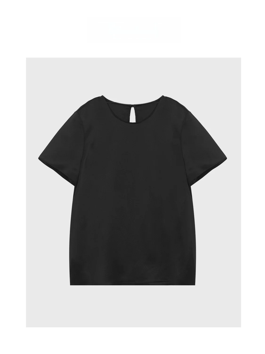 

Elegant Acetate Satin Short Sleeve Shirt Fine Texture Lady Commute Style Women's Slim Fit Shirt Pure Color Summer 2025