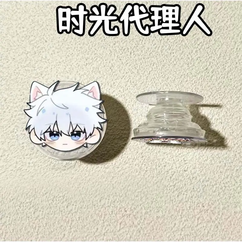 リンククリックチャールズ・ルーカス・ジョー・ザビエル・ヴェインかわいい漫画アニメガスバッグ携帯電話ホルダーデスクトップスタンド格納式クリスマスギフト