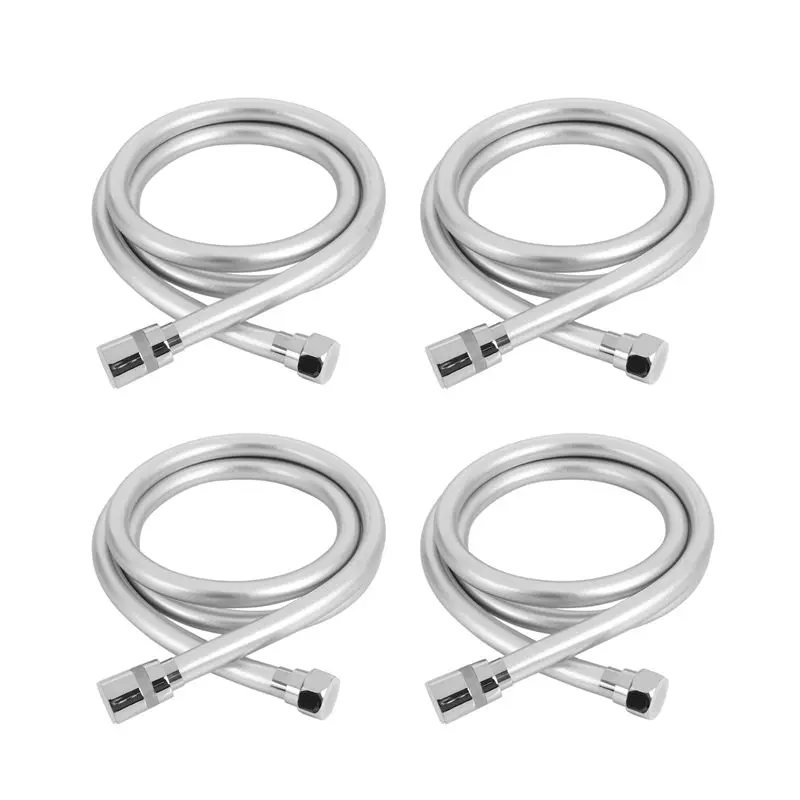 

BAAJ-4X PVC High Pressure Thickening Anti-Winding Smooth Shower Hose For Bath Handheld Shower Head Flexible Shower Hose-1.5M