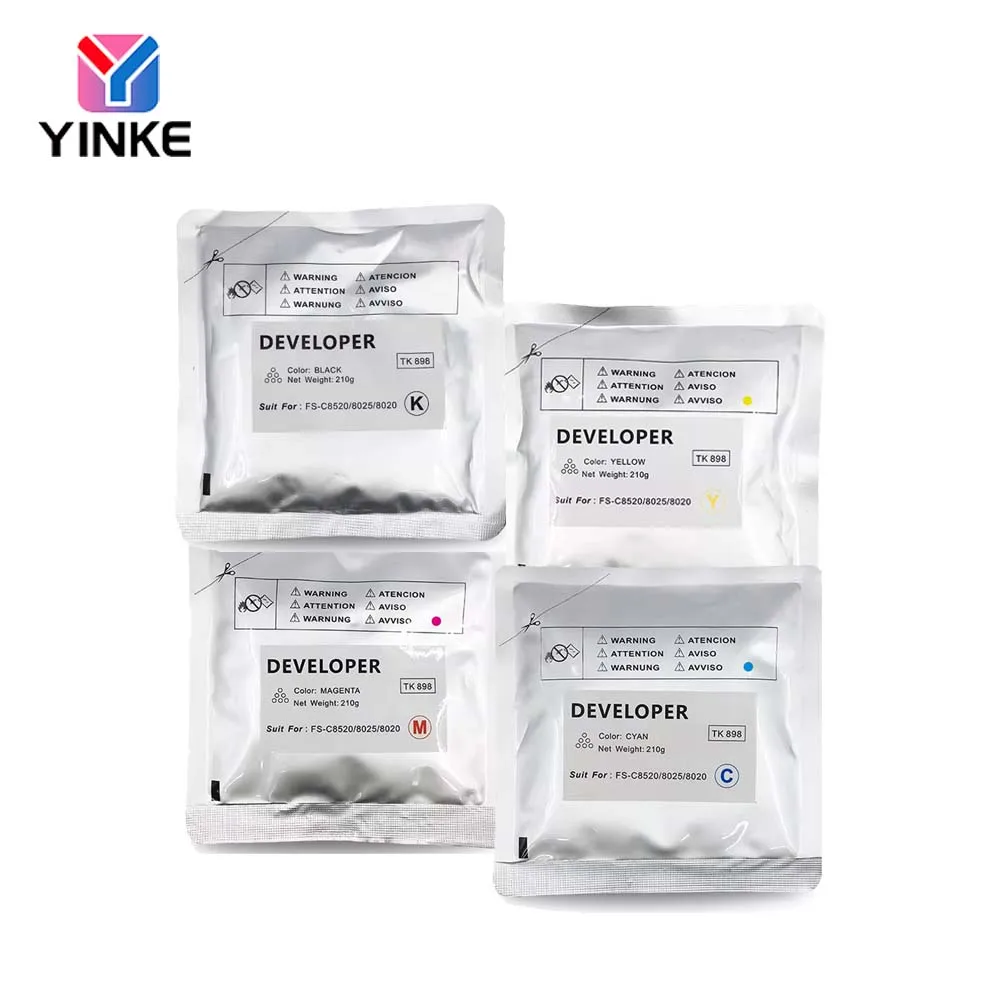 

210g TK898 Developer Powder For Kyocera FS-C8020MFP C8025MFP C8520MFP C8525MFP C8124MFP 8520 8525 8025 High Quality Iron Carrier