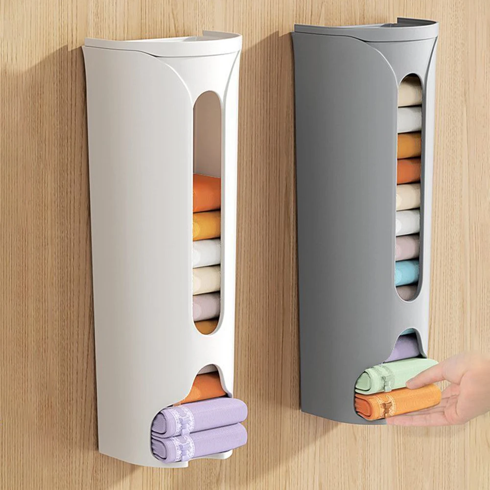 Underwear Sock Storage Box Kitchen Garbage Bags Holder For Bedroom Living Room