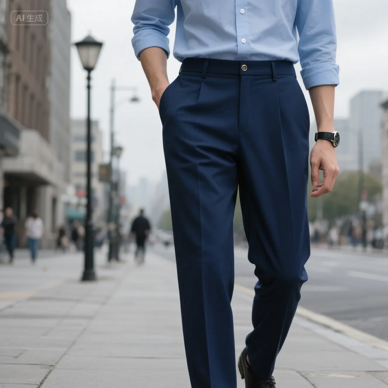 Mens Mens Trousers Business Casual Pants Autumn Spring Dress Straight Pants Black Suit Pants Loose Formal Dress Pants - Aliexpress Deal