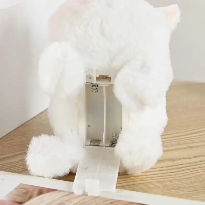 2025 Cerdo de peluche oscilante para caminar eléctrico, juguete con correa con sonido, compañero realista para mascotas para niños, relleno de medias de Navidad