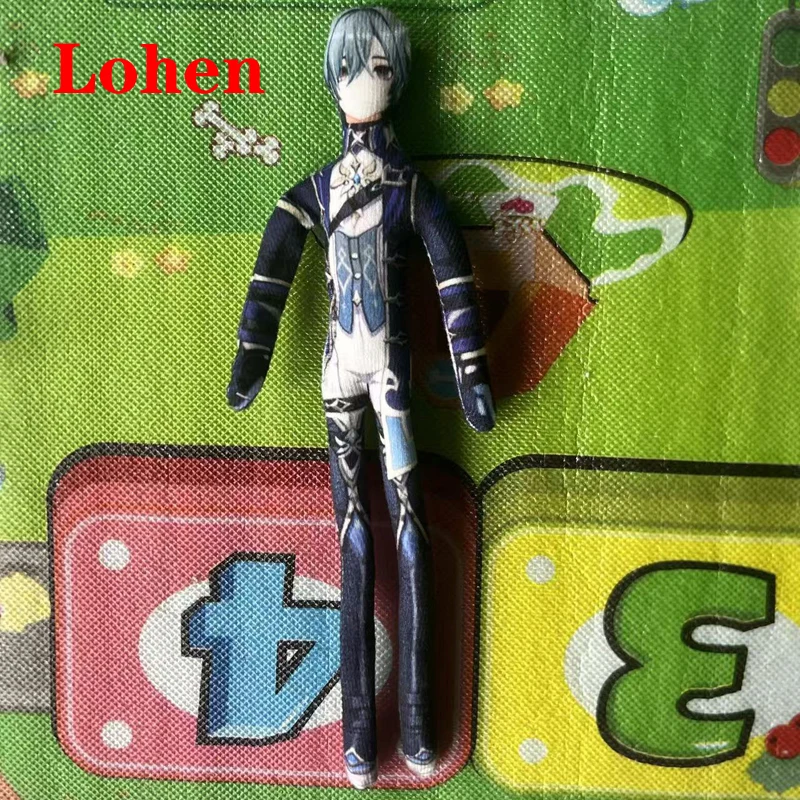 26cm Built-in Body Wire Flexible Game Genshin Impact Lohen / The Doctor Il Dottore Zandik Plush Toys Anime Figure Plushie Doll