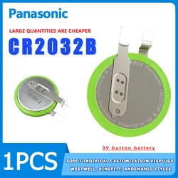 Panasonic CR2032B with solder foot button battery suitable for 3V battery with built-in sensor for tire pressure monitoring