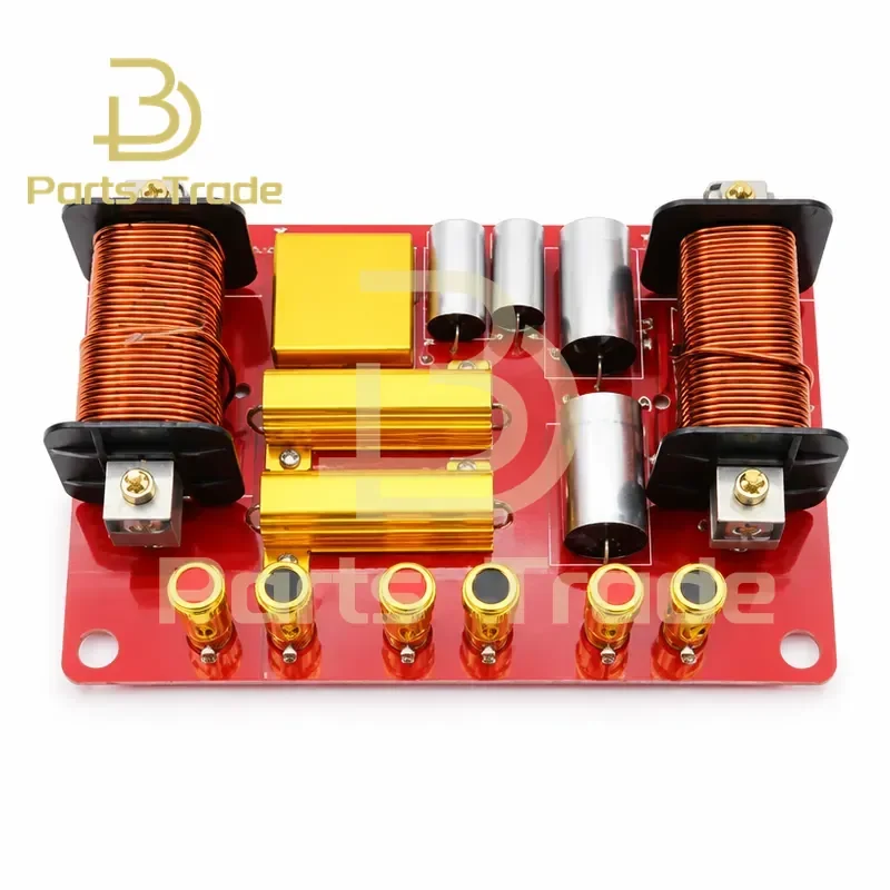 Professional 2 Way Speaker Crossover for 75 Core Tweeter High Power 1 High 1 Low Frequency Divider with Protection