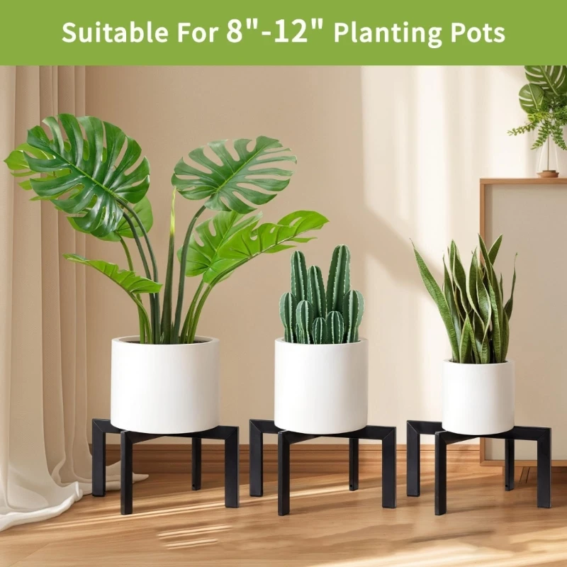 

Strong Modifiable Plant Stand Not Slip Base Backs Large Bowls Indoors Outdoors