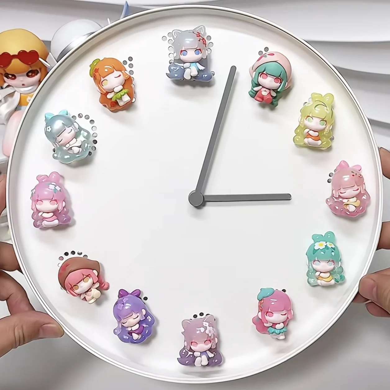 

Коллекционные мини-фигурки Liita Blind Box из серии «24 солнечных терминов», милые аниме-фигурки из ПВХ, декор для рабочего стола, симпатичный подарок