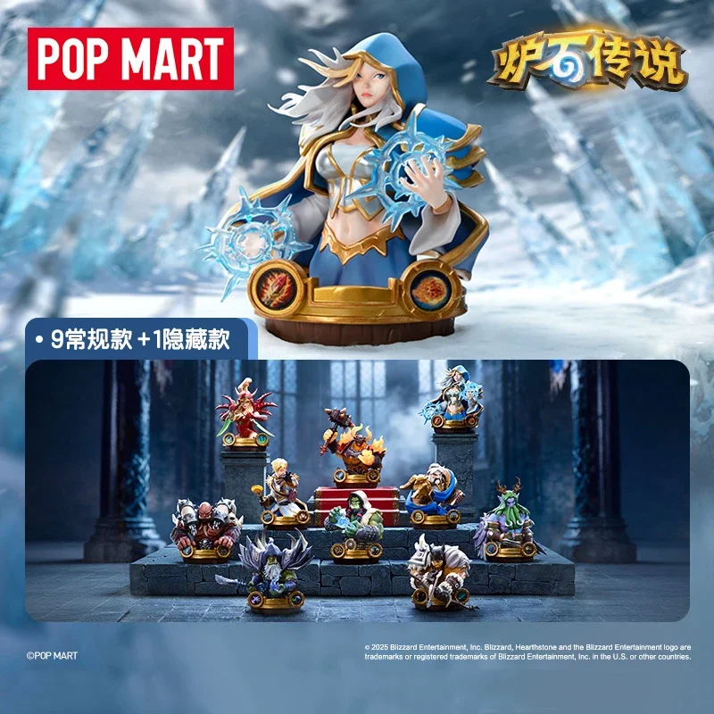 

POP MART Hearthstone Legends in Tavern Series Модная слепая случайная коробка-игрушки Mystery Box Guess Bag Фигурка-сюрприз в подарок