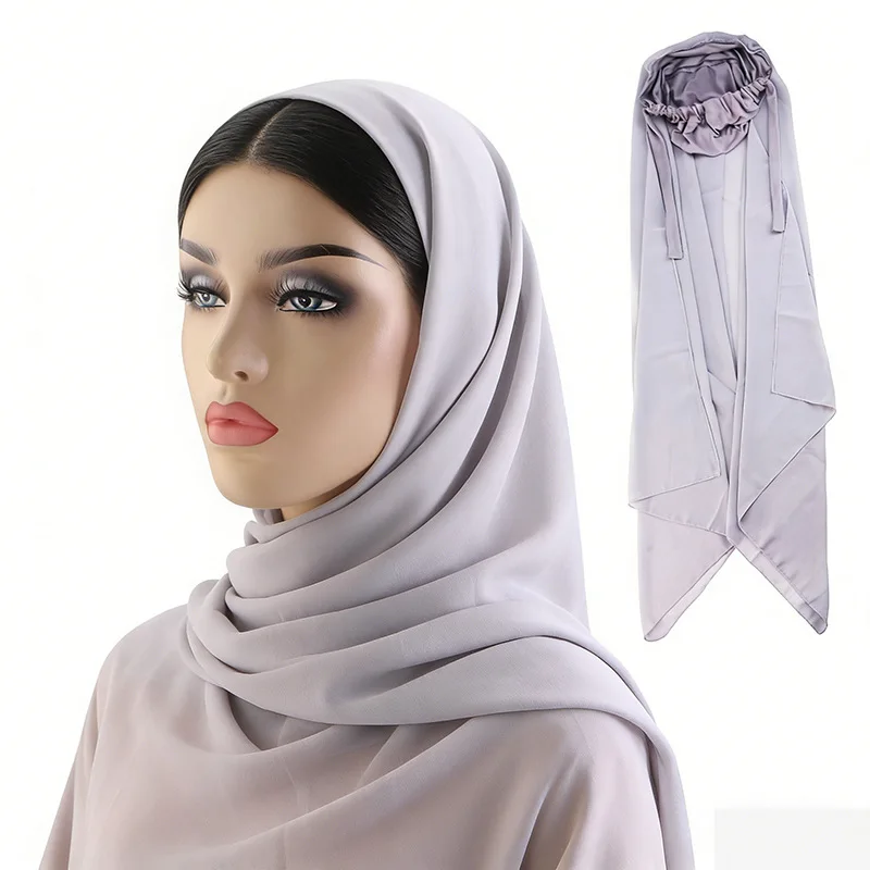 

Muslim Women Instant Scarf Hijab Pull On Ready Made To Wear Hijabs Islam Niqab Nikab Headscarf Shawl Wrap Turban Bonnet Scarves