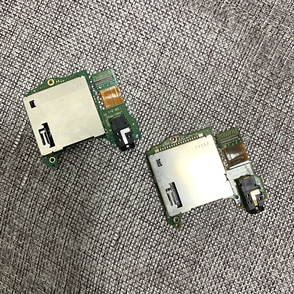 Oryginalne gniazdo czytnika kart do gier dla Nintendo Switch V1 V2 Gniazdo czytnika kart ze słuchawkami Używane części naprawcze