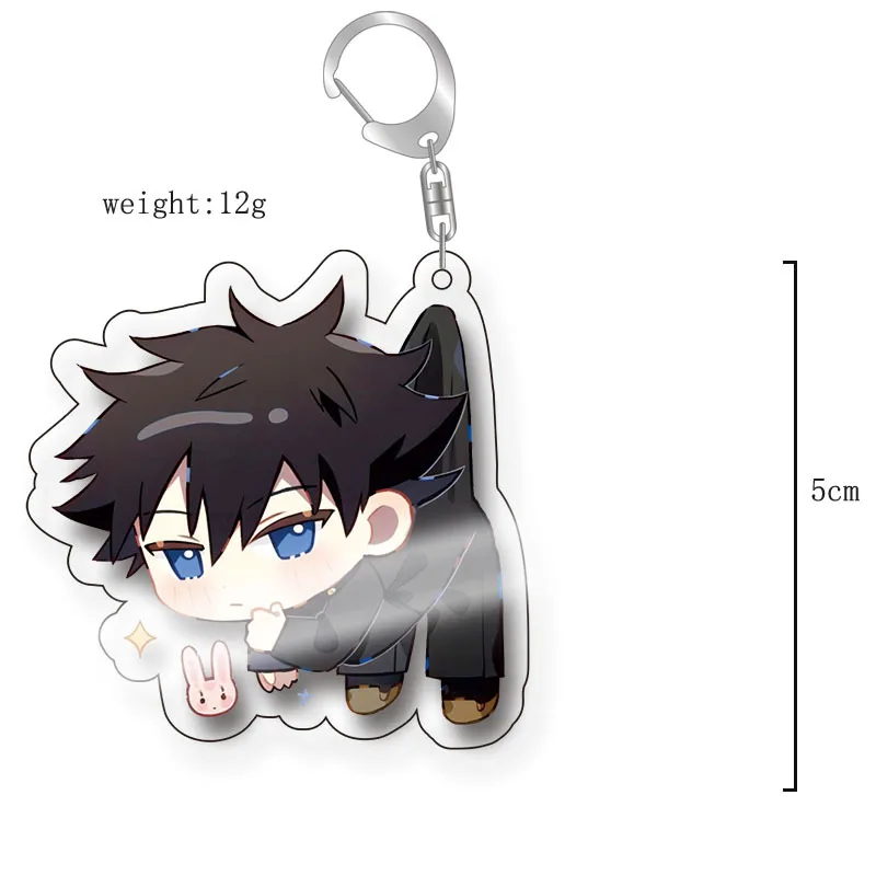 Yuji Itadori Megumi Fujimoto Gojo Satoru Popular Anime Two-dimensional Peripheral Double-sided Acrylic Keychain Backpack Pendant