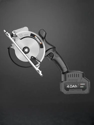 rechargeable household hand push saw, multifunctional circular saw cutting machine, woodworking specific lithium electric saw