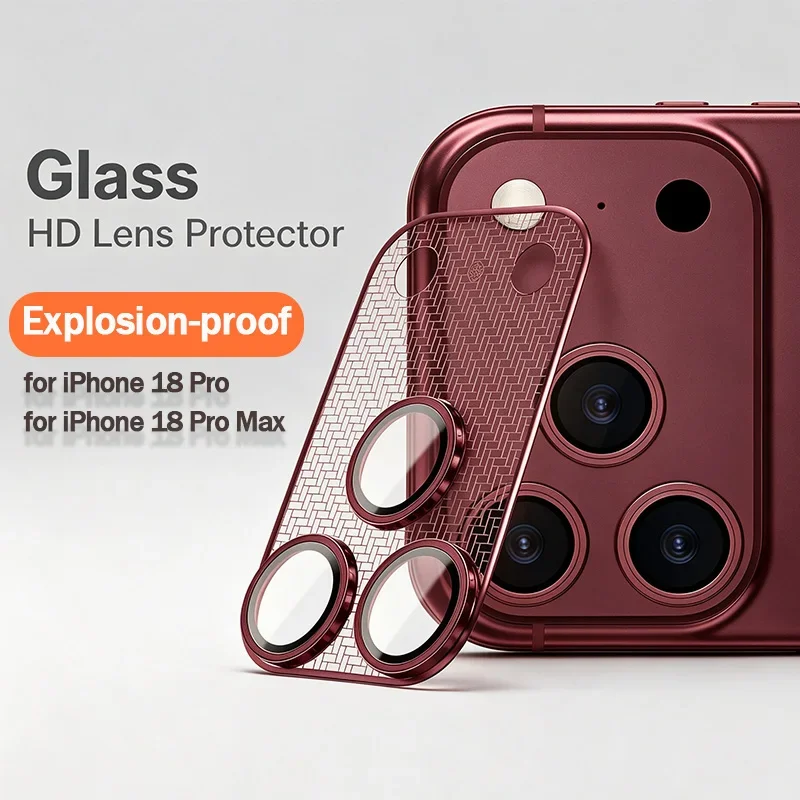 Für iPhone 18 Pro 18 Pro Max Kameraobjektivschutz Blasenfrei Sturzsicher Kratzfest Einfache Installation Dropshipping