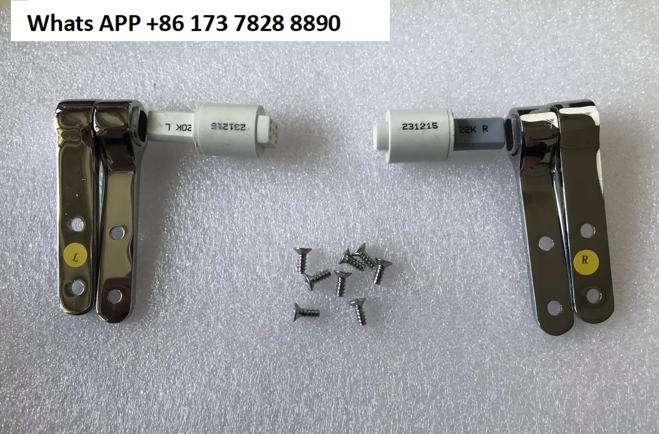 C4520/CF8500/CF8518 مثبت غطاء المرحاض، مجموعة مفصلات نحاسية مطلية بالكروم