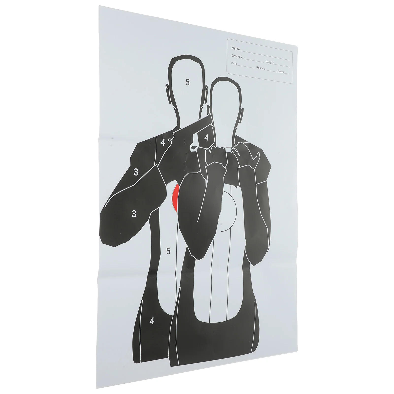 Portable Label Game Target Paper Professional Practice Shooting Competition Training