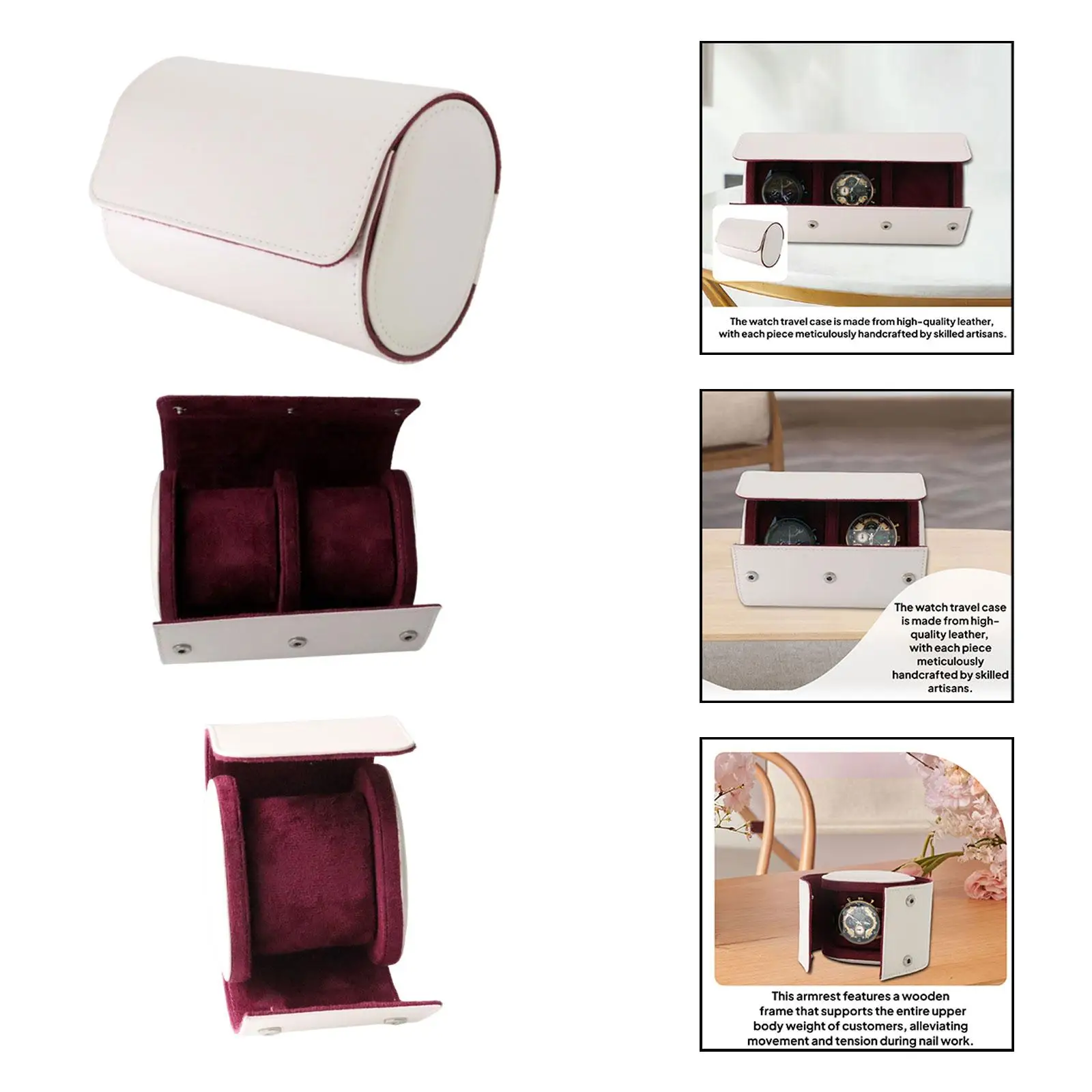 Caja de reloj, organizador de relojes, caja de reloj para hombres, regalos, tienda, exhibición, oficina