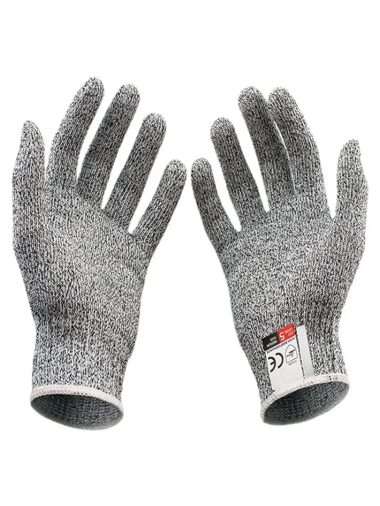 Gants Anti-coupure de Protection de sécurité HPPE niveau 5, Anti-coupure, résistants aux coups de couteau, fil d'acier inoxydable, Protection de sécurité