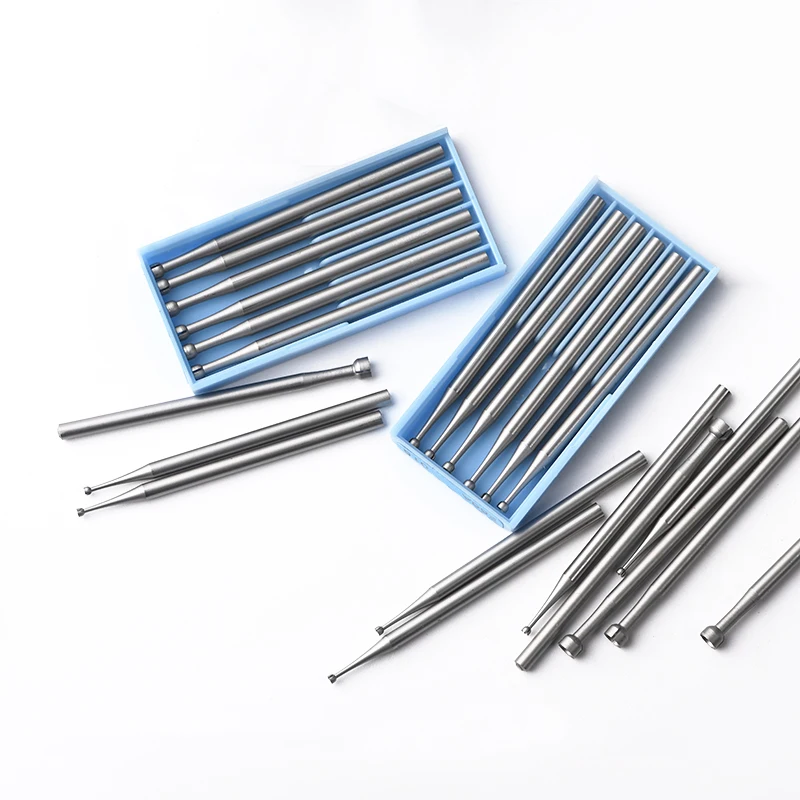 Alloy Tungsten Steel Cup Burr Bits 2.35mm Shank Engraving Carving Tools For Jewelry Making Woodworking Olive ivory Amber Crafts
