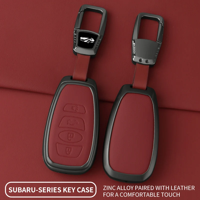 

Zinc Alloy Car Remote Key Case Cover Fob Shell For Subaru XV BRZ Forester Legacy Outback Protector Keychain Auto Accessories