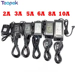 Power Adapter AC To DC 12V 2A 3A 5A 6A 8A 10A Converter Supply Charger EU/US/AU/UK Plug Cable For LED Strip Light