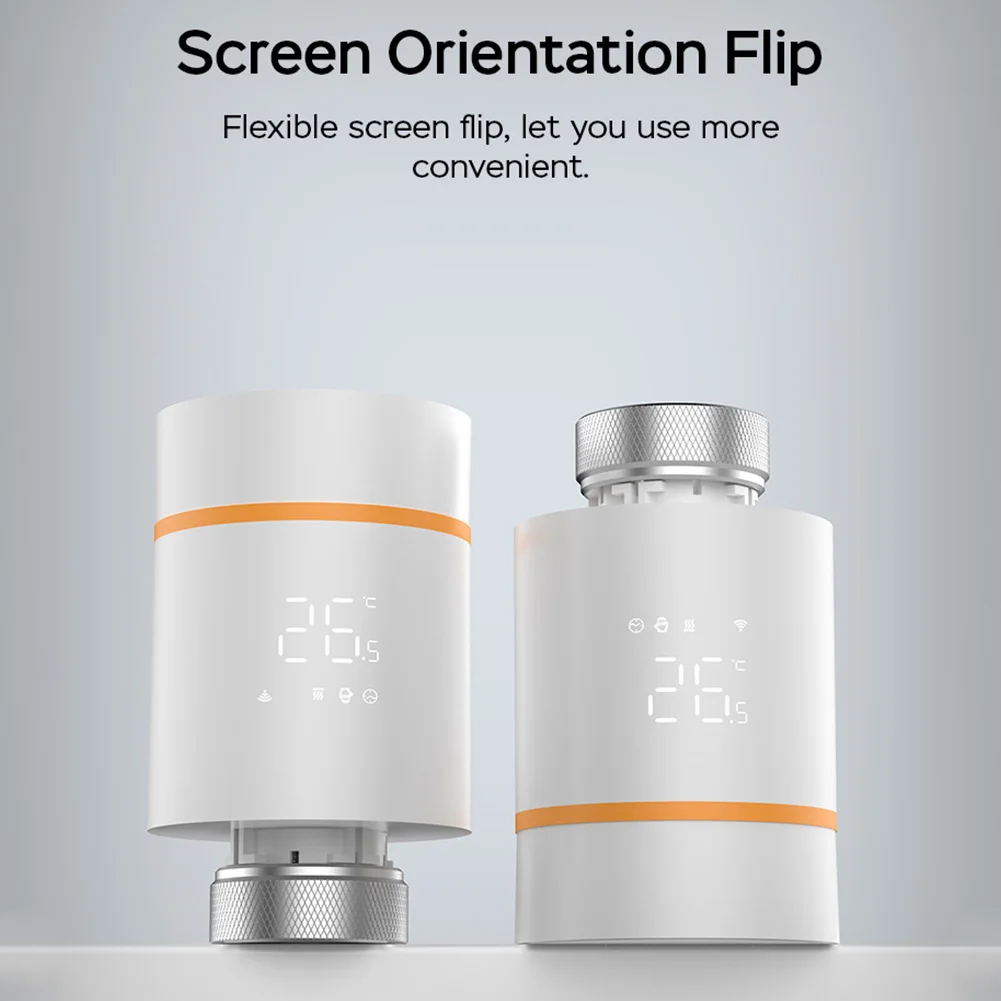 AA Battery Valve Smart Radiator Valve Smart Home Home Heating Sleep Mode 2.4GHz WiFi Antifreeze Protection For Alexa