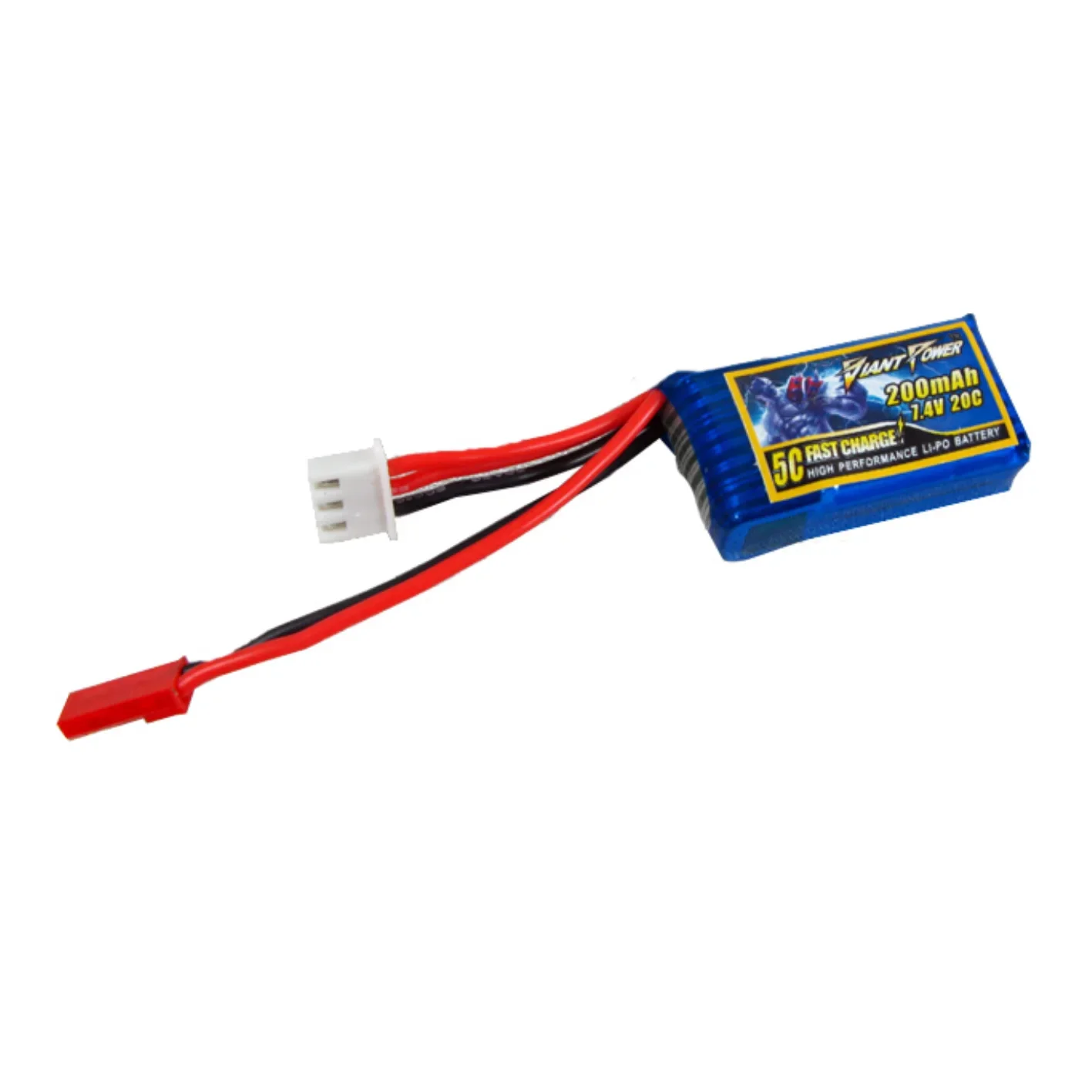 7.4V 2S 200mAh 20C LiPO battery for 1/36th Buggy Car Truck Truggy & F3P Lipoly power pack