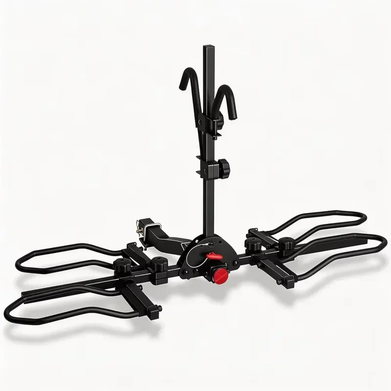 for 2 Inch Hitch Receiver Fat Tire Ebike Electric Bicycle SUV Car Rear Mounted Bike Cargo Carrier Rack Outdoor Travel