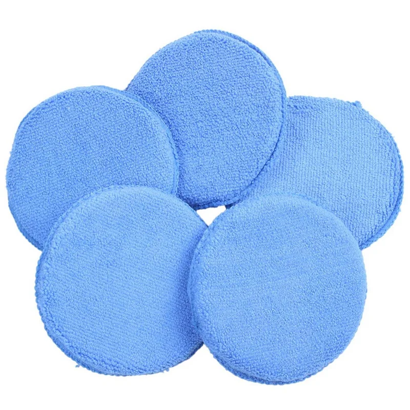 

40X Car Waxing Polish Microfiber Foam Sponge Applicator Cleaning Detailing Pads