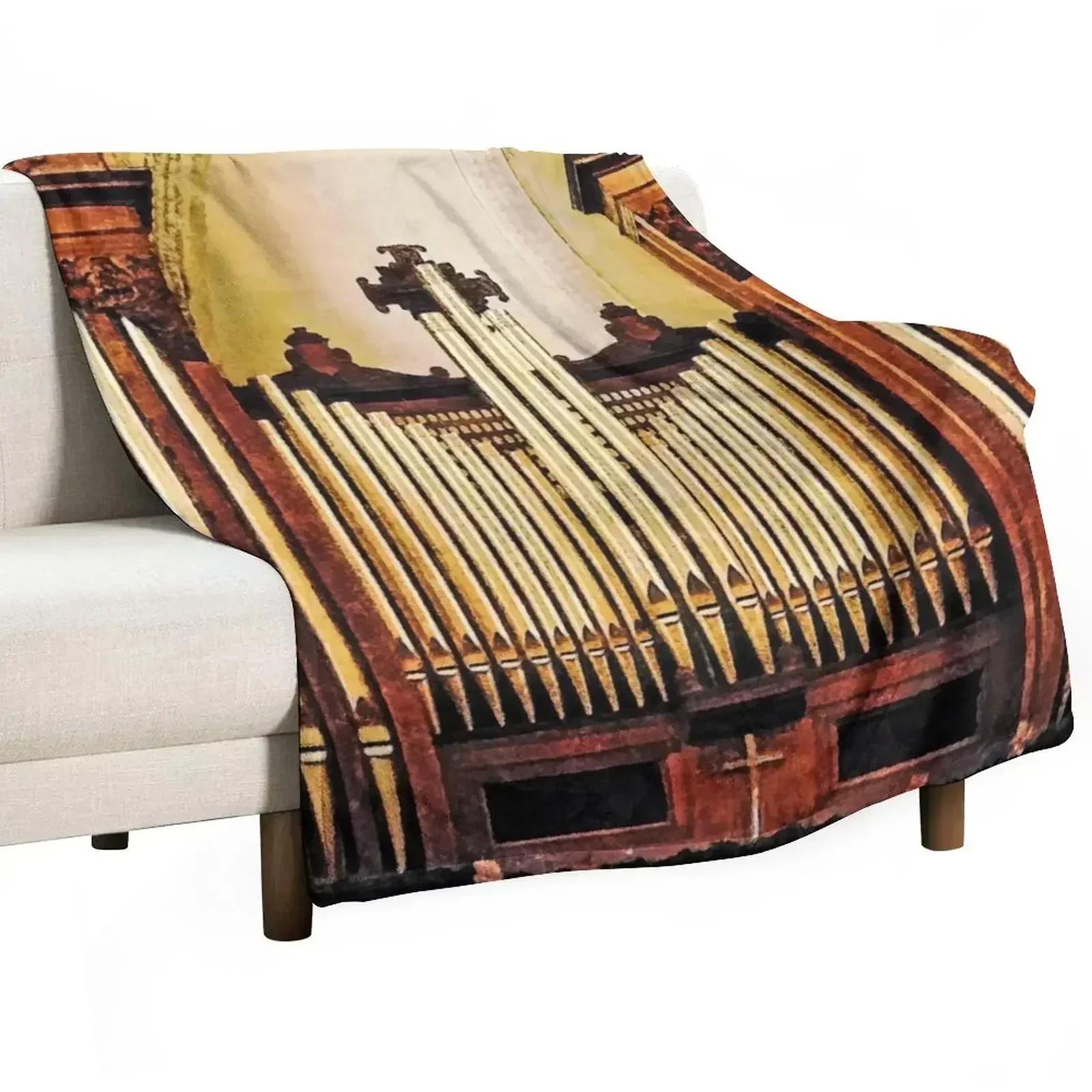 Church Organ Throw Blanket Extra Large Throw Softest wednesday Soft for babies Hairys Blankets