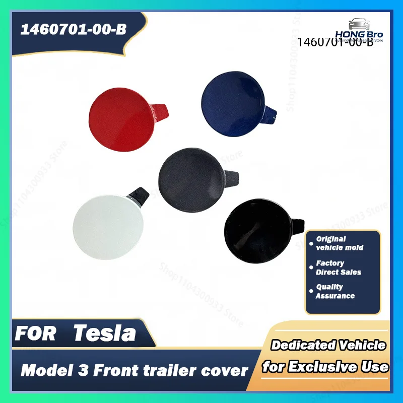 Suitable for Tesla Auto Parts MODEL3 Front Trailer Cover Front Bumper Trailer Cover 1460701-00-B
