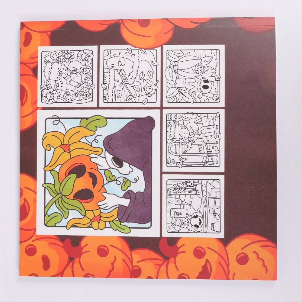 Spooky Times カラーリングブック - ユニークな表紙、若者や大人のためのリラックスとストレス解消、ハロウィーンやクリスマスに最適なギフト