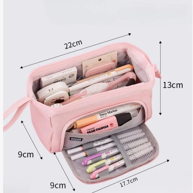Double-Layer Oxford Cloth Pencil Case description 2