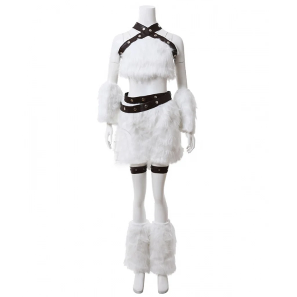 Game LOL Kitty Cat Katarina Cosplay Costume  Woman's Sexy Dress Top Skirts Suit Halloween Party Cos Dress