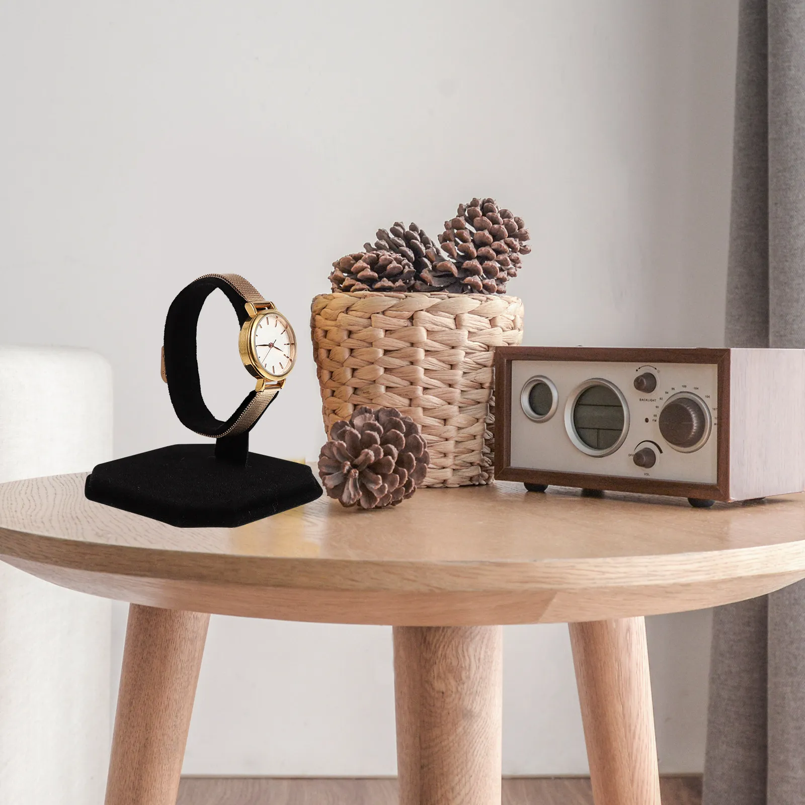 

Подставка-держатель для часов типа C, черная, из железа, с регулировкой, для демонстрации браслетов и часов, тонкая работа