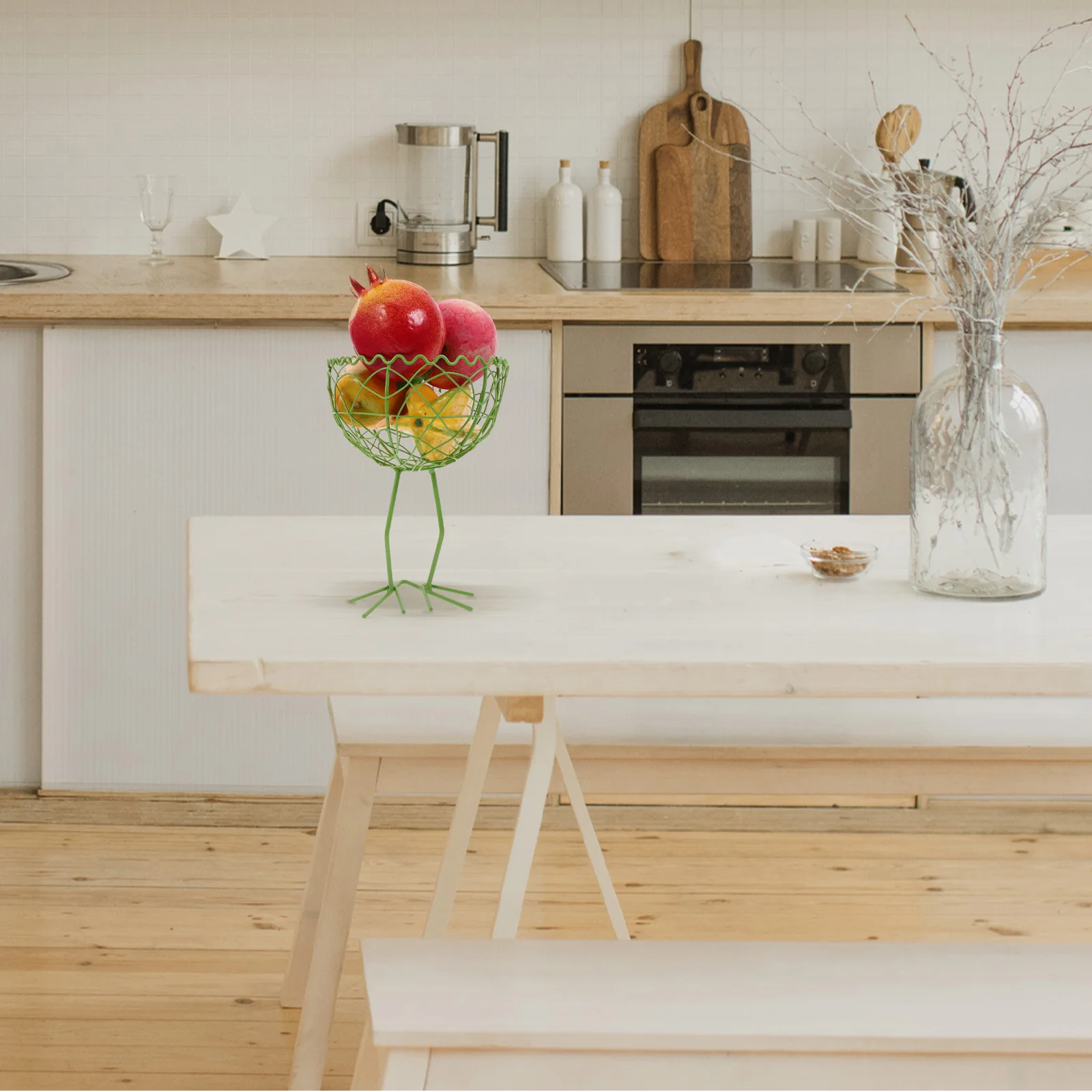 

Vintage Design Iron Wire Basket Compact Desktop Organizer for Fruits Snacks Storage Versatile Metal Wire Baskets Home Decor Gift